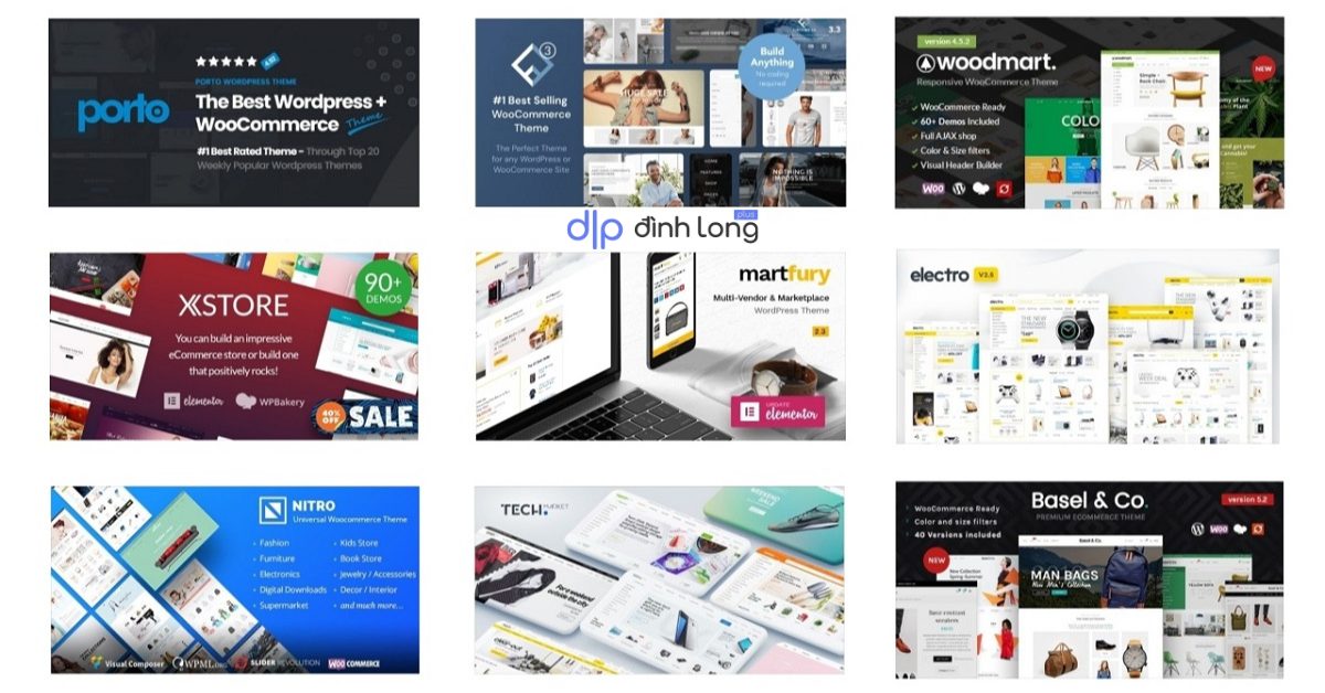 Theme WordPress bán hàng tốt nhất trên ThemeForest